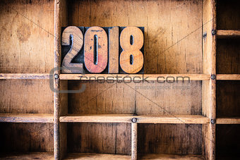 2018 Concept Wooden Letterpress Theme