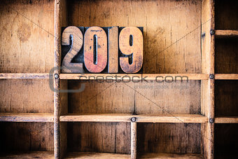 2019 Concept Wooden Letterpress Theme
