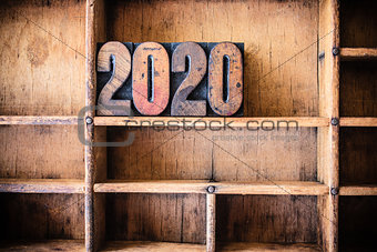 2020 Concept Wooden Letterpress Theme