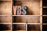 VBS Concept Wooden Letterpress Theme