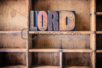 Lord Concept Wooden Letterpress Theme