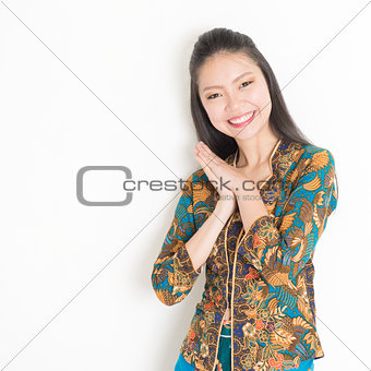 Smiling Asian female