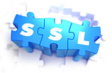 SSL - Text on Blue Puzzles.