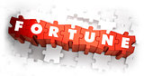 Fortune - Text on Red Puzzles.