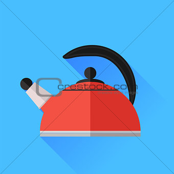 Red Kettle Icon 