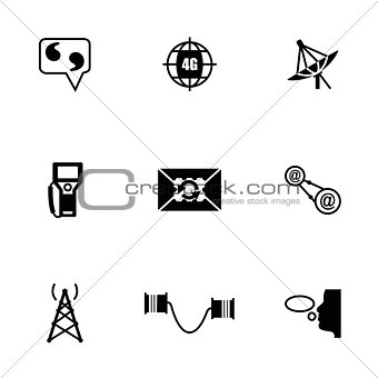 Vector Communication icon set