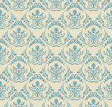 Background vintage. Seamless wallpaper floral pattern