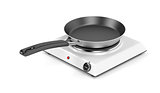 Hot plate and frying pan