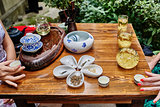 tea ceremony in Chengdu Sichuan China