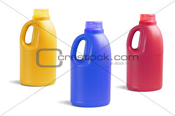 Bottles of Detergent 