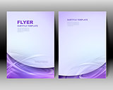 Vector brochure template design