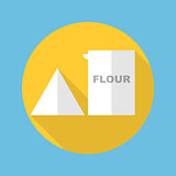 flour box icon vector illustration