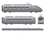 Grey Passenger train
