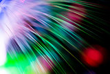 optical fibres abstract blurred technology background