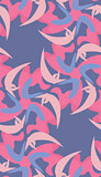 Seamless Pattern of Flying Crescents