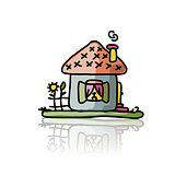 House icon, sketch for your design