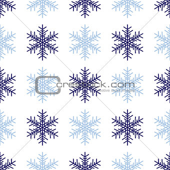 Snowflakes background in light gray colors