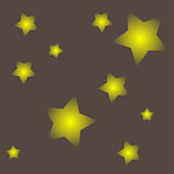 Abstract gray background with stars