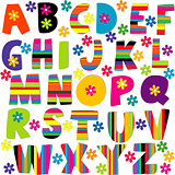 Happy alphabet set