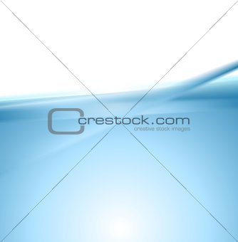 Bright blue abstract background