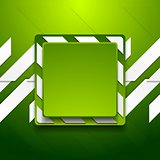 Green abstract geometric corporate background
