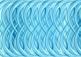 Blue smooth waves abstract background