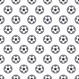 Soccer Ball Seamless Background