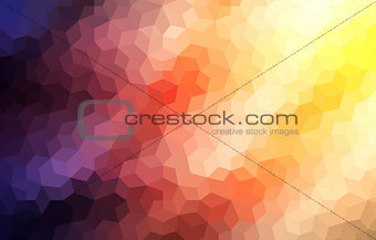 Two-dimensional mosaic colorful background