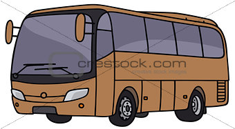 Brown bus