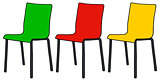 Color chairs
