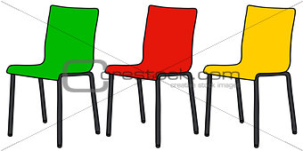 Color chairs