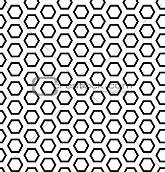 Seamless hexagons texture. 