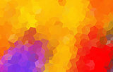 Yellow Red Mosaic Abstract Background