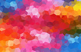 Bright Colored Mosaic Abstract Background
