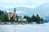 Lake Como (Italy) shore view.