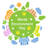 World Environment Day, Vector Illustration