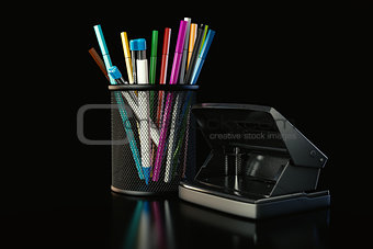 pens and perforator
