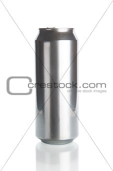 Beer can isolated on white