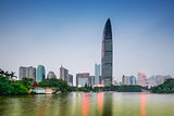 Shenzhen Park and Skyline