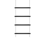 Rope ladder in white and black design