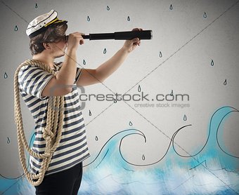 Sailor with the telescope