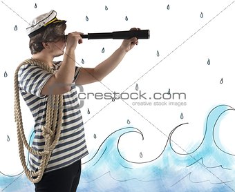Sailor with the telescope