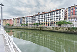 Bilbao la vieja and Nervion river