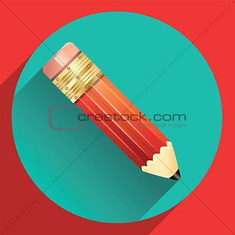 Pencil in the center of the circle. 