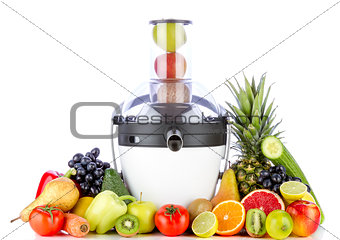 Fruits and vegetables for juice 