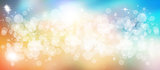 Gentle multicolored bokeh sparkly website header/banner