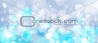 Gentle multicolored bokeh sparkly website header/banner