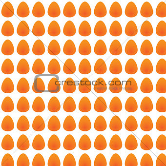 Orange Easter eggs abstract festive background