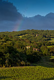 Evening landscape. Tuscany, Italy