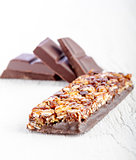 cereal bar with chocolate 